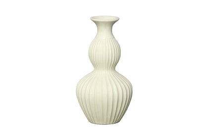 Ceramic Vase Gloss Finish White