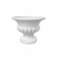 Alanis Pedestal Urn Ceramic Planter - White