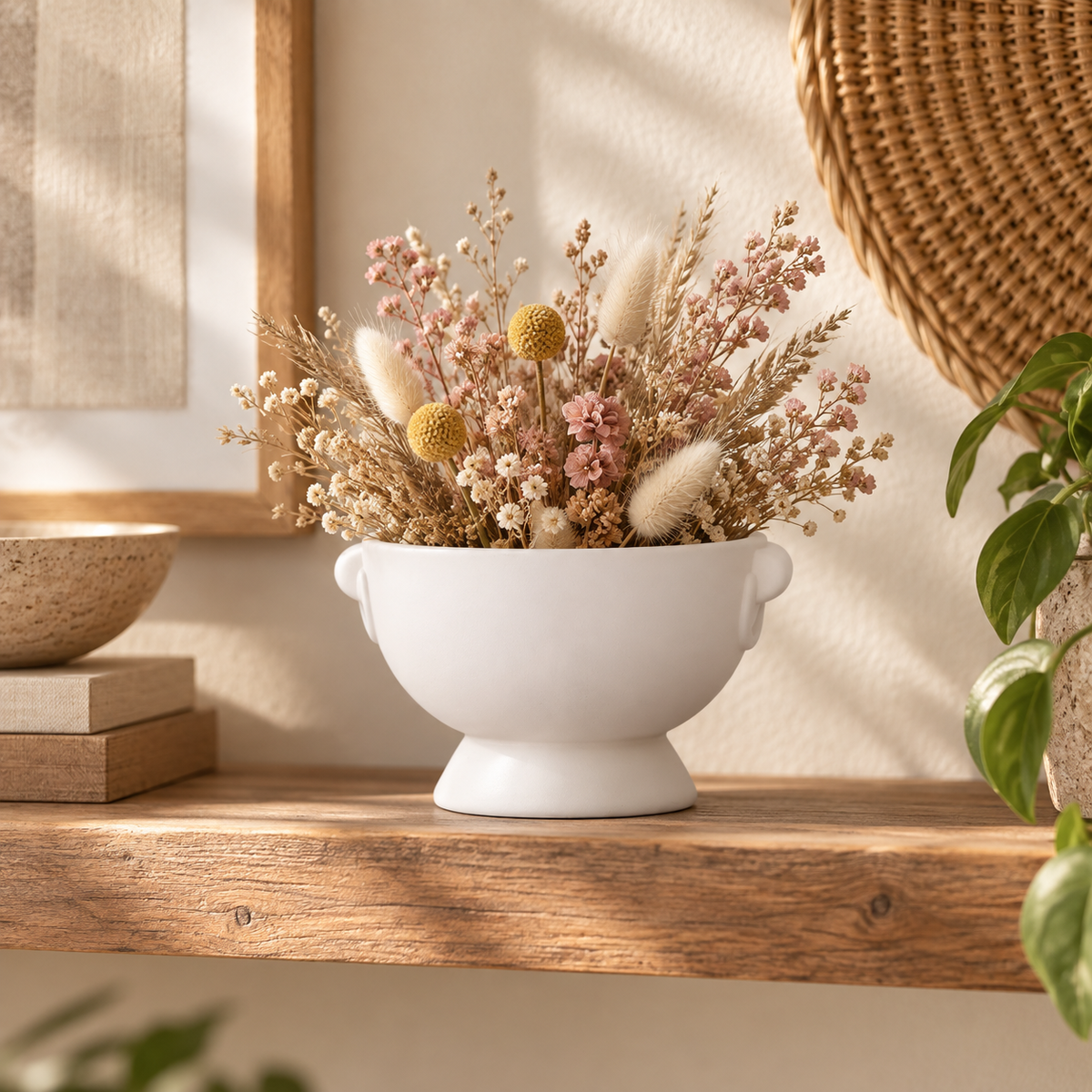Winnie Lion Handle Ceramic Pot
