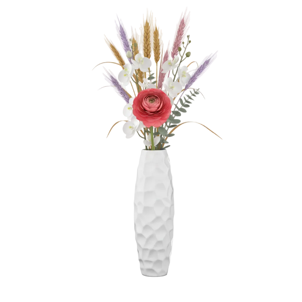 Elowen Ceramic Bellied Wave Vase