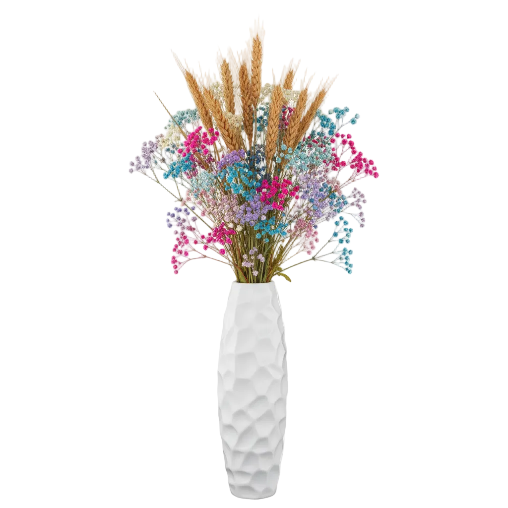 Elowen Ceramic Bellied Wave Vase