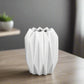 Feryn Ribbed Ceramic Vase