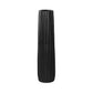 Kitte Ceramic Elongated Round Vase with Ribbed Design Body