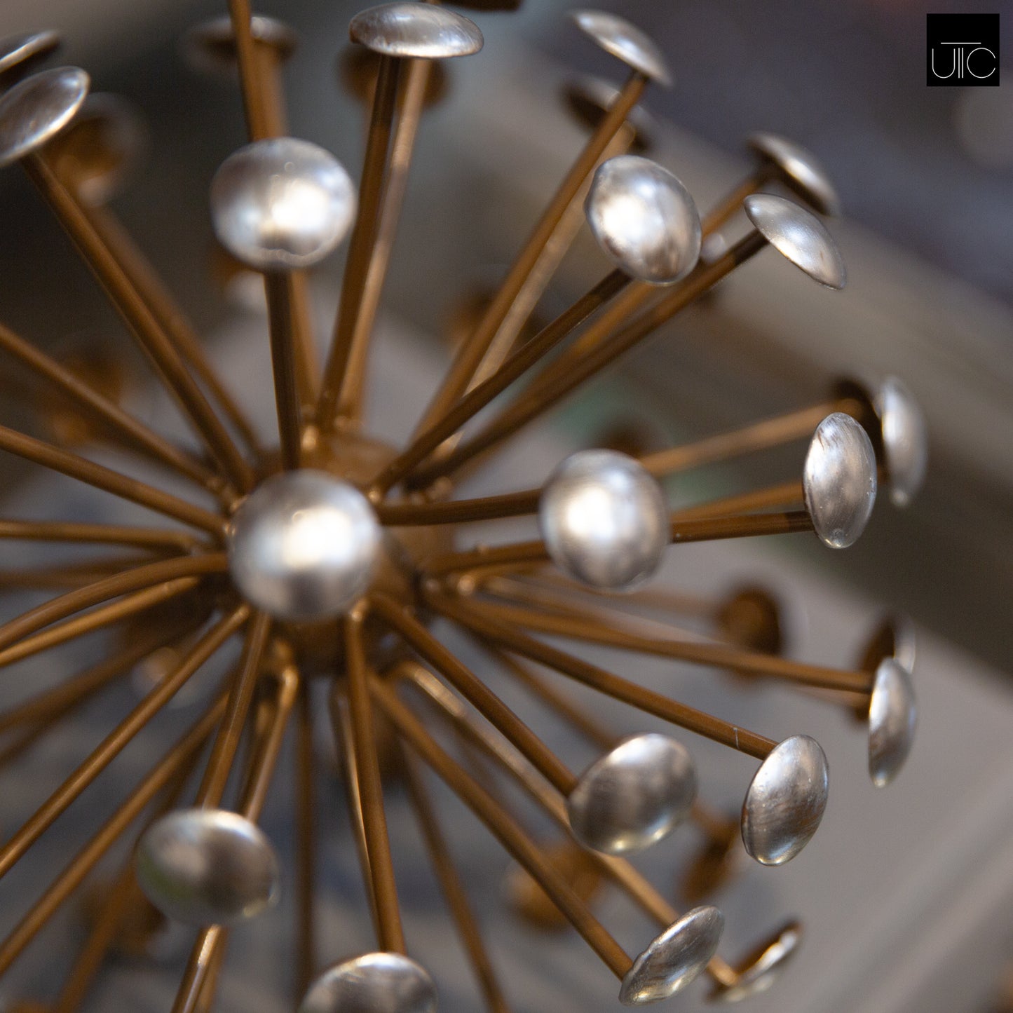 Amryn Metal Sea Urchin Sculpture