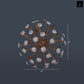 Amryn Metal Sea Urchin Sculpture