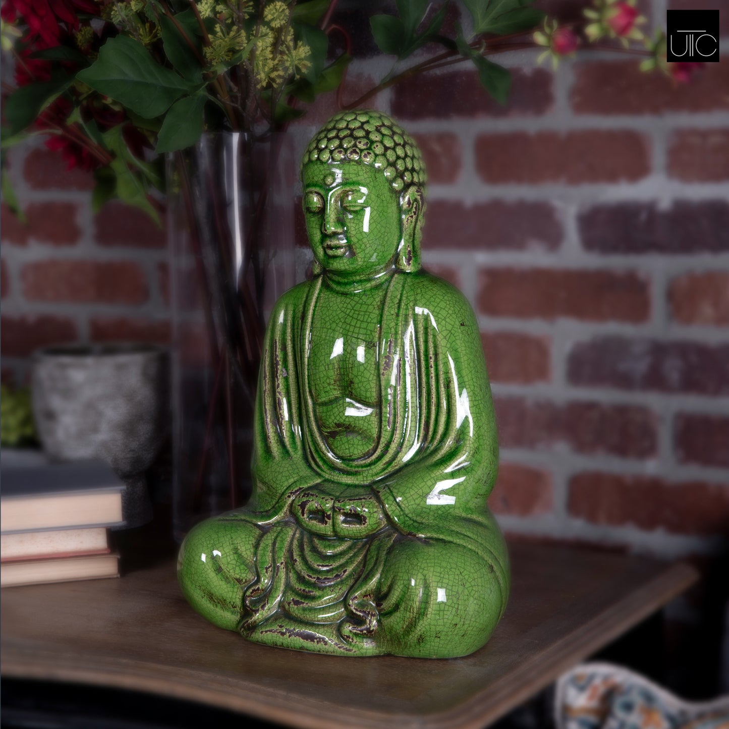 Zenithra Ceramic Buddha Figurine