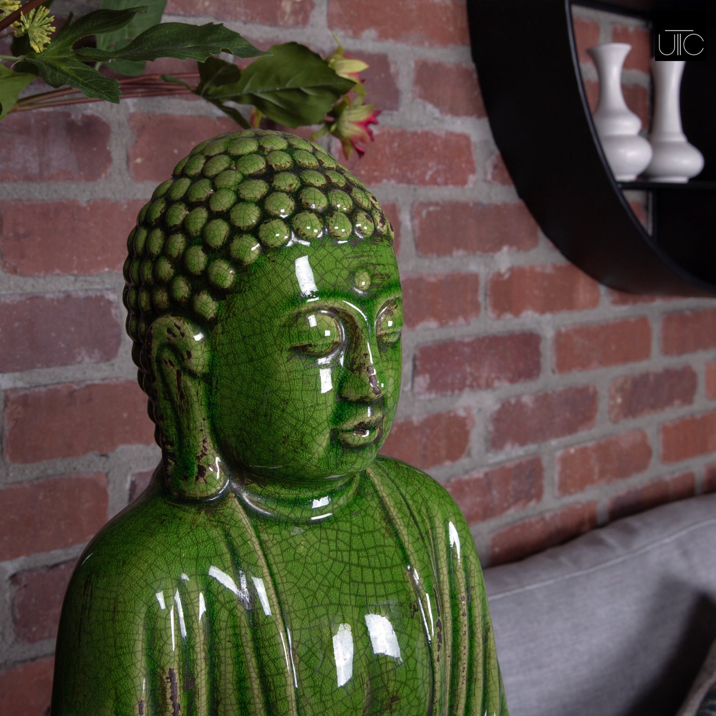 Zenithra Ceramic Buddha Figurine
