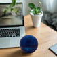 Blue sphere on a white background