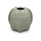 Nanya Pinch-Lobed Ribbed Ceramic Vase