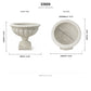 Zale Classic Fluted Garden Urn Planter with Pedestal