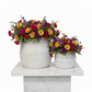 Evgen Rustic Barrel Planter Set (Set of 2)