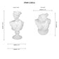 Simone Resin Lady Head Sculpture