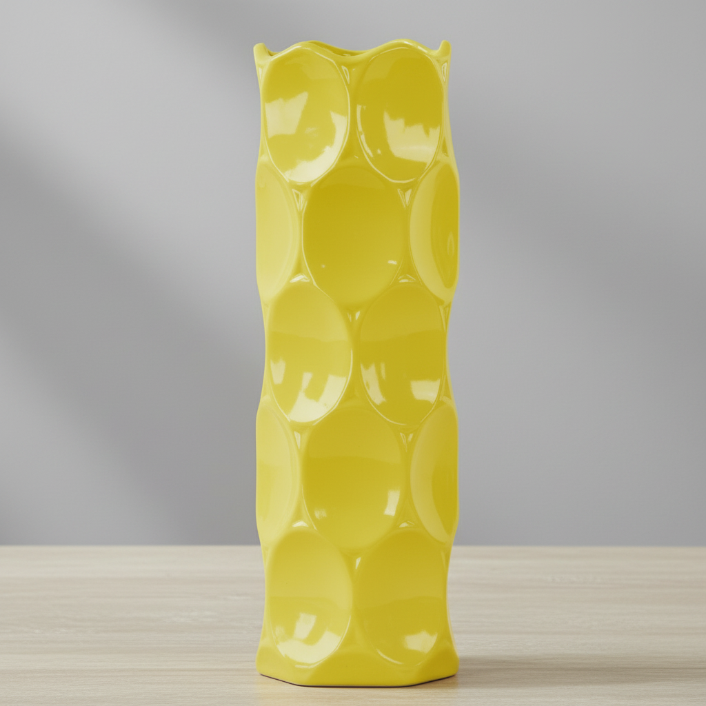 Jaselle Dimpled Ceramic Vase