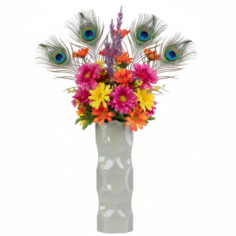 Jaselle Dimpled Ceramic Vase