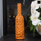 Rippled Ceramic Bottle Vase