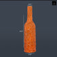 Rippled Ceramic Bottle Vase