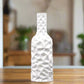 Rippled Ceramic Bottle Vase