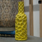 Rippled Ceramic Bottle Vase