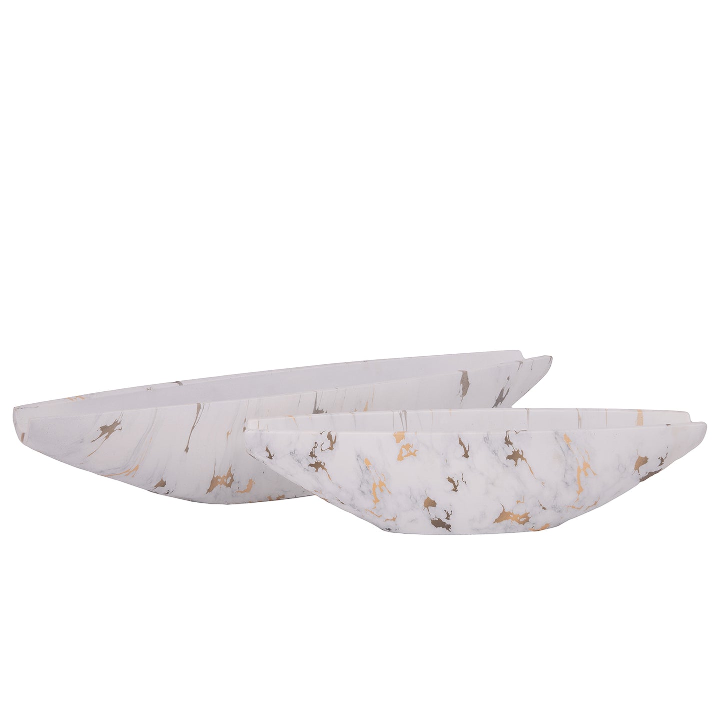 Darian Tapered Oval Cement Planter Set (Set of 2)