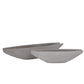 Darian Tapered Oval Cement Planter Set (Set of 2)