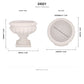 Niomie Cement Low Classic Urn Vase with Tapered Bottom