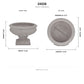 Pavion Low Classic Cement Urn Vase