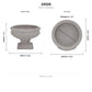 Pavion Low Classic Cement Urn Vase