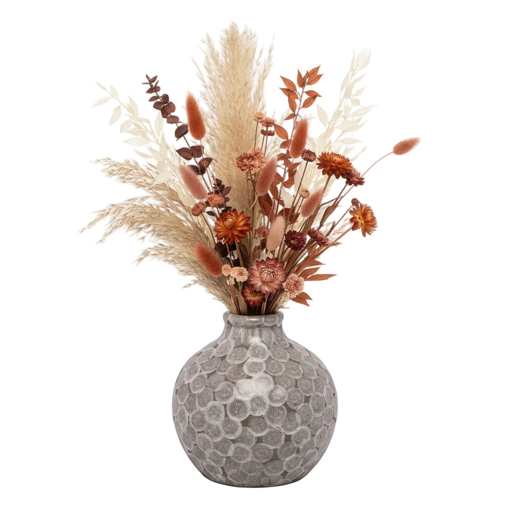 Esme Honeycomb Textured Ceramic Vase