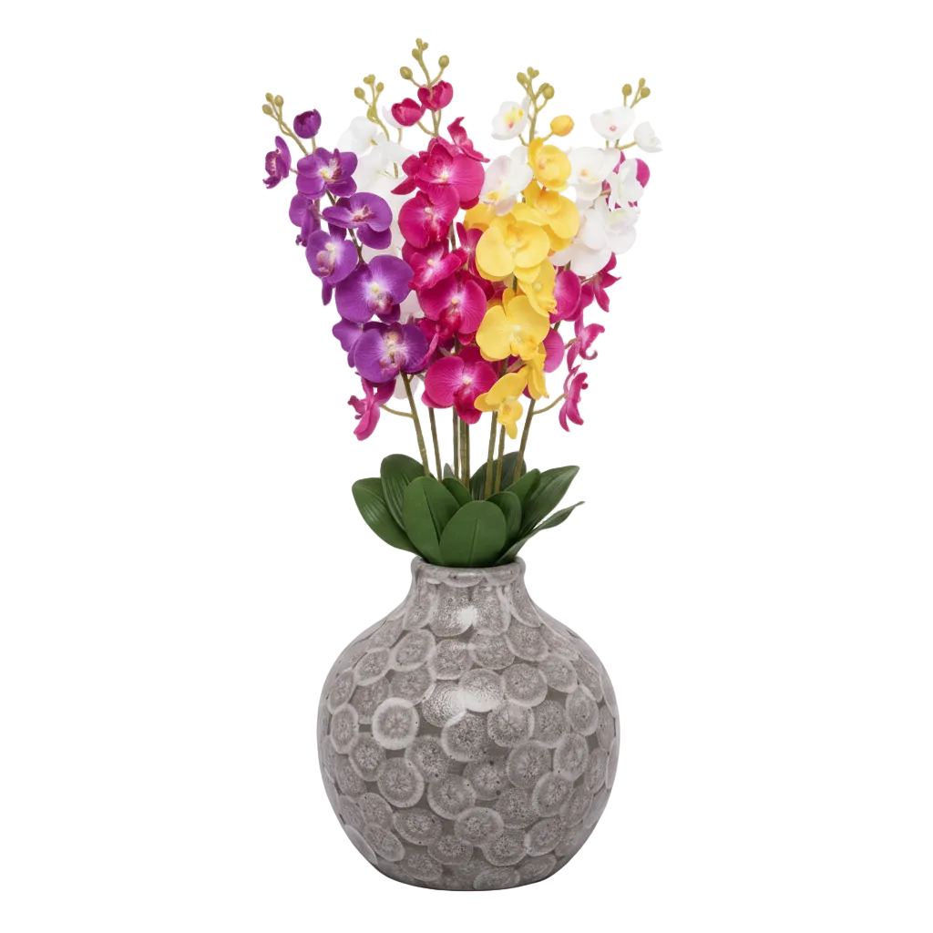 Esme Honeycomb Textured Ceramic Vase