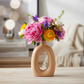 Liana Ceramic Oval Ring Vase