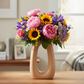 Liana Ceramic Oval Ring Vase