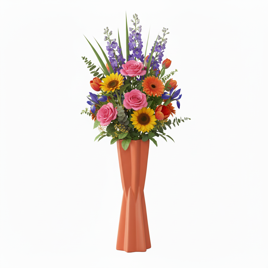 Jorin Starry Design Ceramic Vase