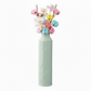 Daven Embossed Column Ceramic Urn Vase