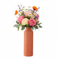 Daven Embossed Column Ceramic Urn Vase