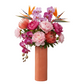 Daven Embossed Column Ceramic Urn Vase