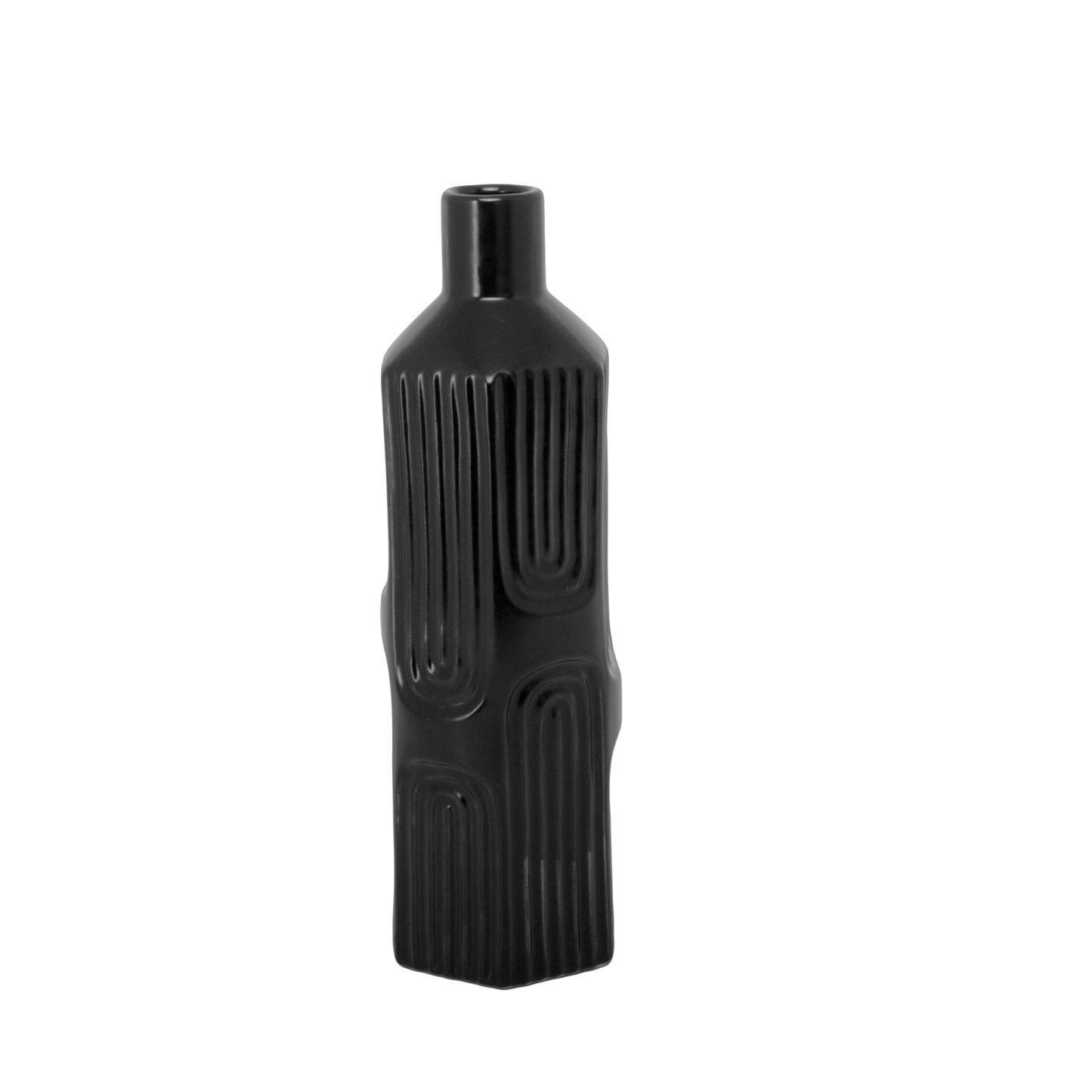 Ardelle Ceramic Square Bottle Vase