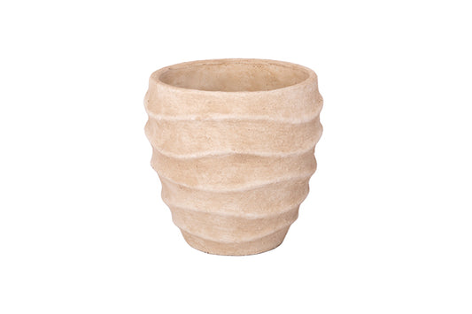 Renley Cream Cement Flower Pot