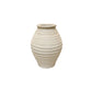 Sable Ribbed Terracotta Amphora Vase