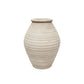 Sable Ribbed Terracotta Amphora Vase