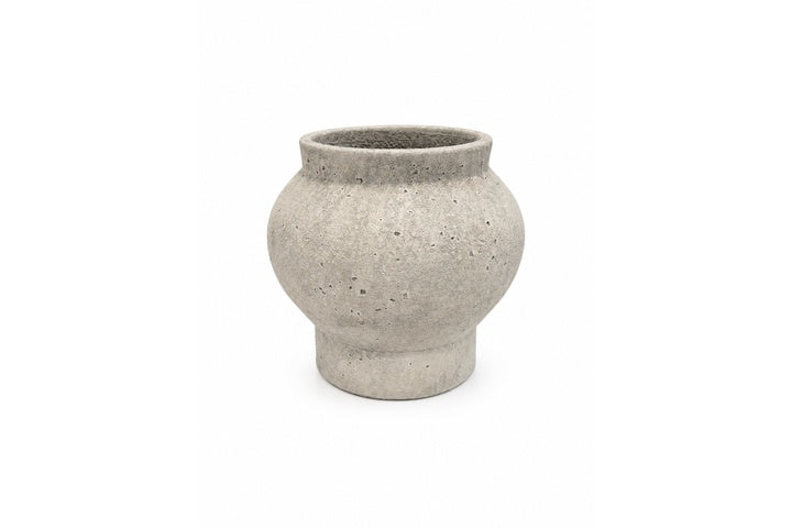 Talia Textured Bulbous Terracotta Vase