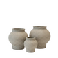 Talia Textured Bulbous Terracotta Vase