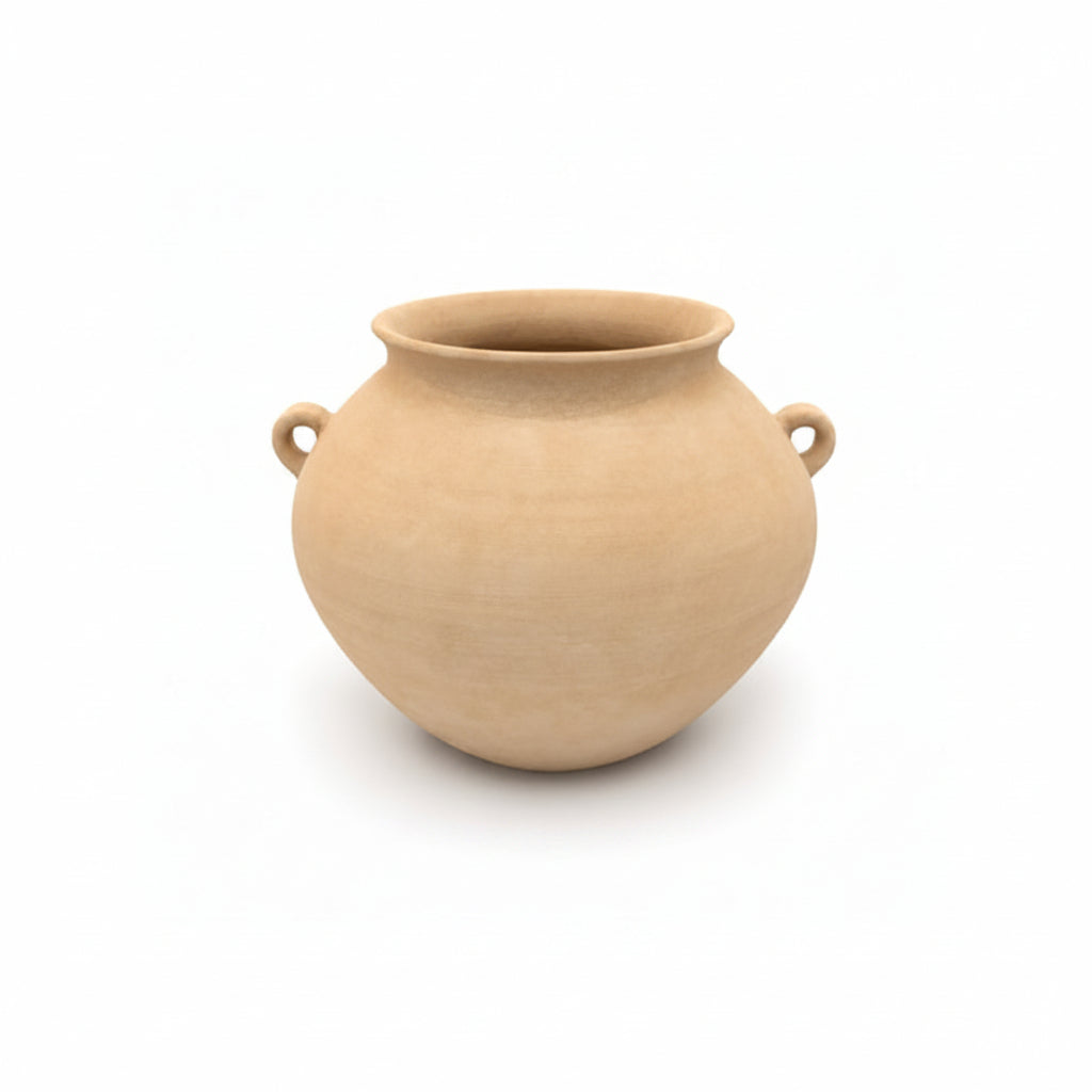 Merla Amphora-Style Double Loop Terracotta Vase