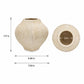 Prestyn Handcrafted Faceted Terracotta Vase with Sculptural Form