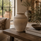 Hestia Handcrafted Terracotta Vase with Bellied Silhouette