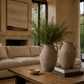 Aliza Handcrafted Amphora-Style Terracotta Vase with Loop Handles