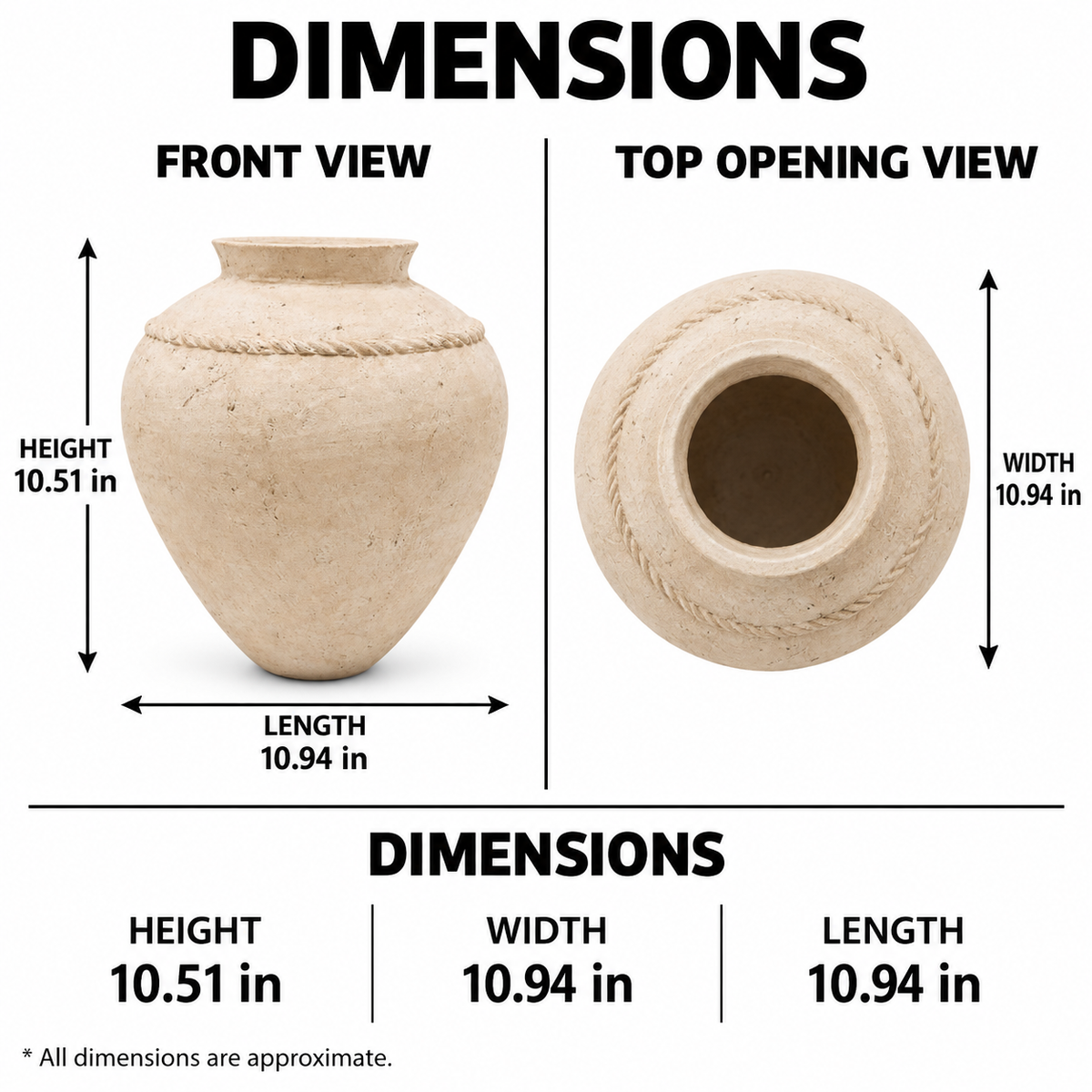 Zoe Bulbous Stoneware Vase