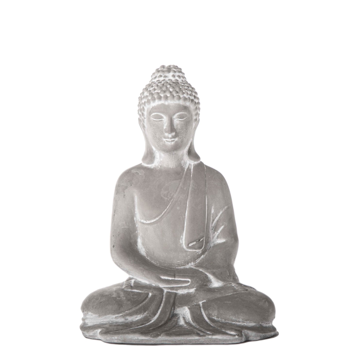 Zayden Cement Meditating Buddha Figurine
