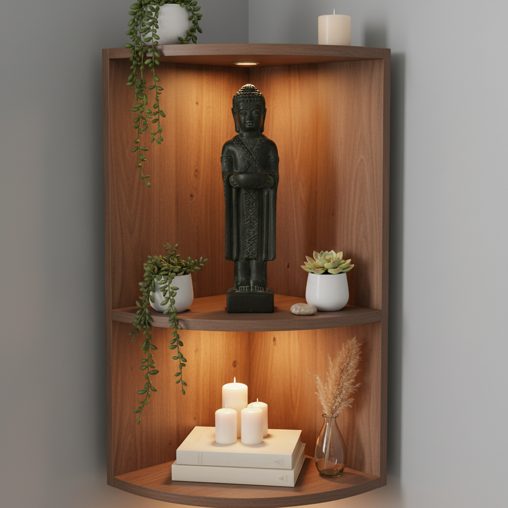 Tenzin Standing Buddha Terracotta Figurine