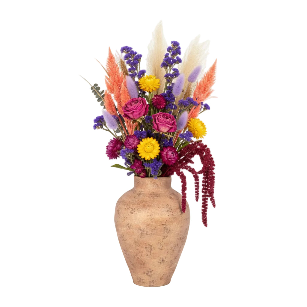 Kavya Modern Matte Sculptural Brown Vase