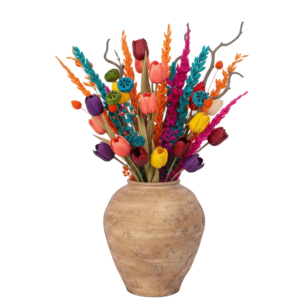 Dewi Handcrafted Rustic Planter